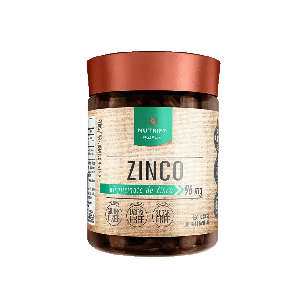 Zinco 96mg Nutrify 60 Cápsulas