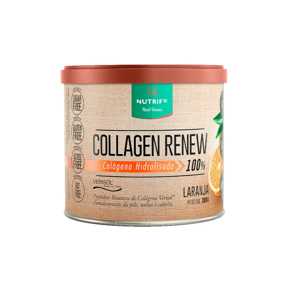 Collagen Renew Colágeno Hidrolisado Verisol Laranja Nutrify 300g