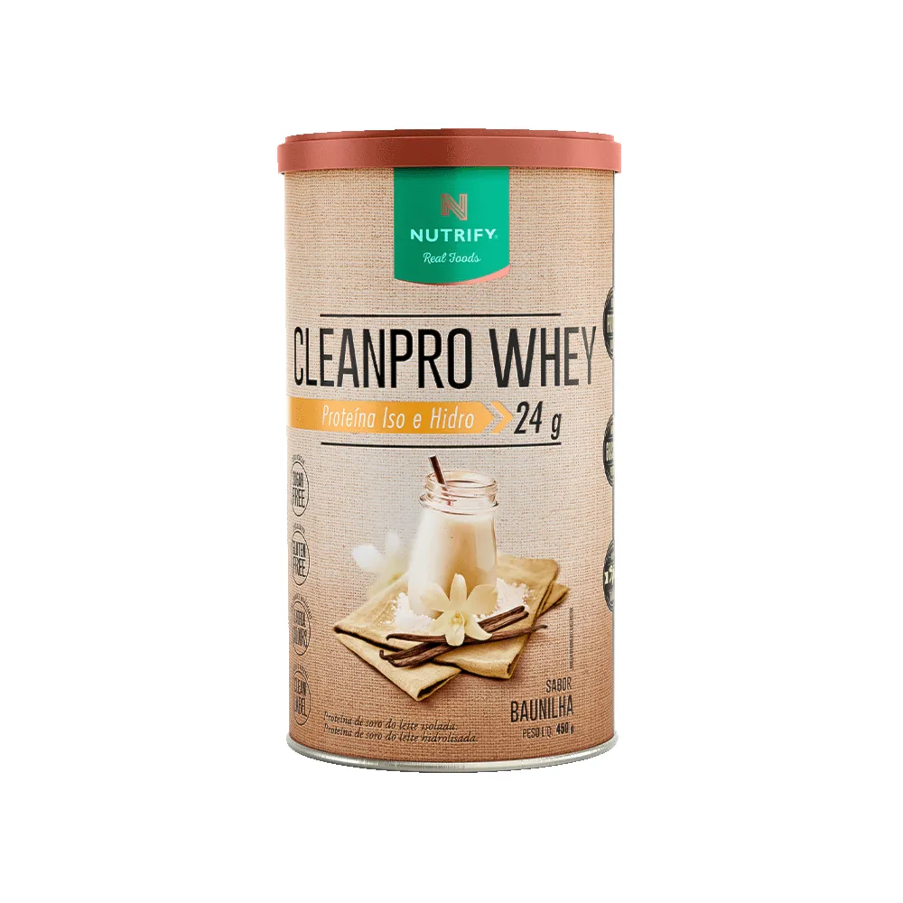 CleanPro Whey Baunilha Nutrify 450g
