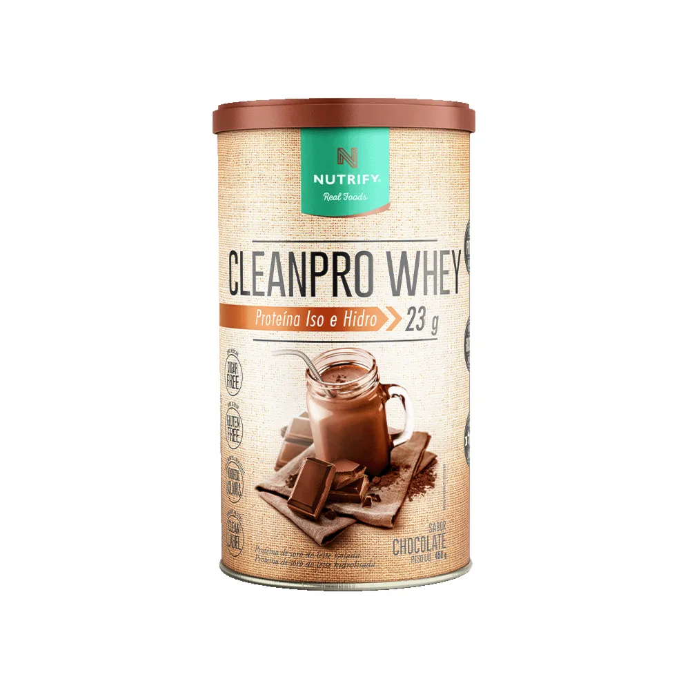 CleanPro Whey Chocolate Nutrify 450g