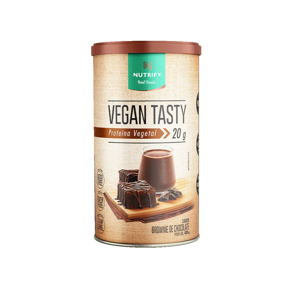 Vegan Tasty Proteína Brownie de Chocolate Nutrify 420g