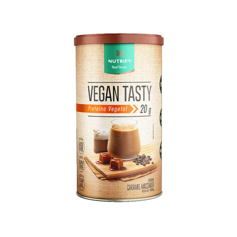 Vegan Tasty Proteína Caramel Macchiato Nutrify 420g