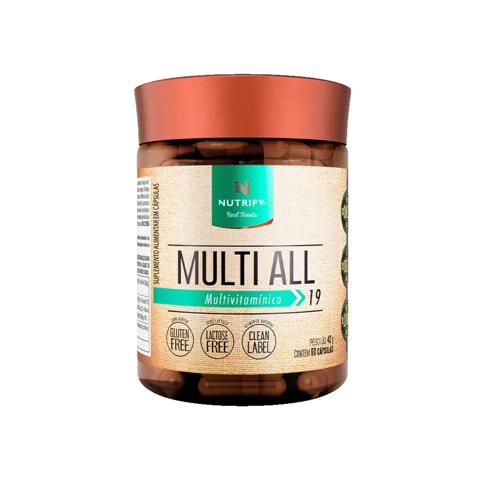 Multi All Multivitamínico Nutrify 60 Cápsulas