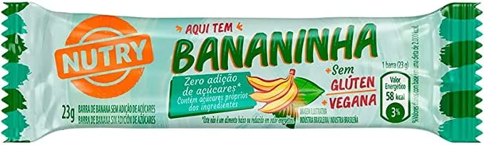 Bananinha Nutry sem Açúcar 30G