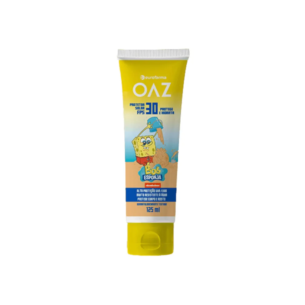 Protetor Solar Creme Bob Esponja FPS30 OAZ 125ml