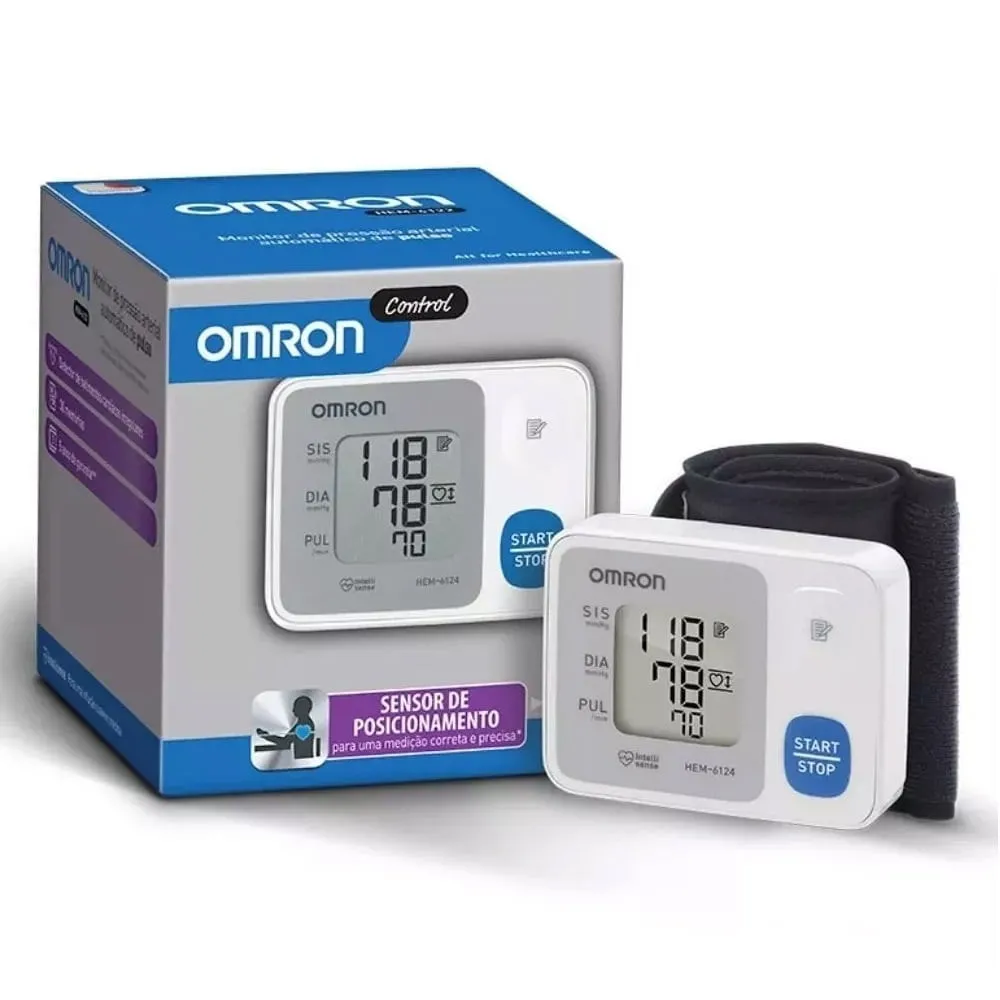 Aparelho Medidor de Pressão Dig Pulso Omron Control HEM-6124