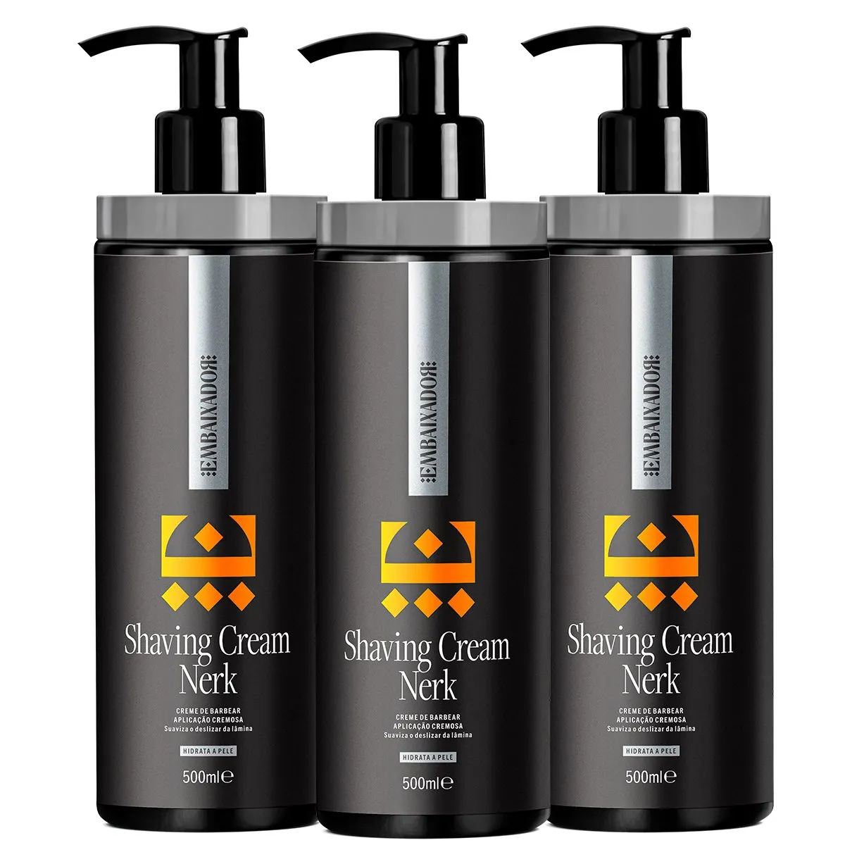 Kit 03 Shaving Cream Nerk Embaixador 500ml