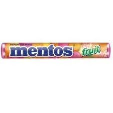 Bala Mastigável Mentos Stick Frutas 38g