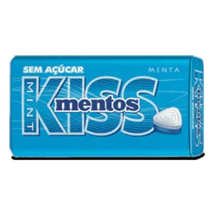 Chiclete Mentos Kiss Menta Lata 35g