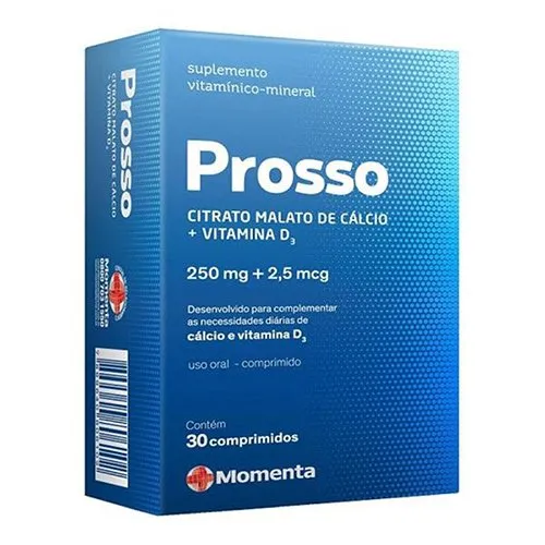 Prosso 250mg+3mcg 30 Comprimido Momenta Similar