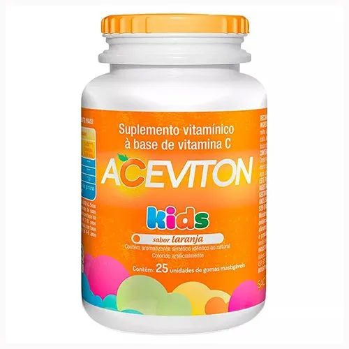ACEVITON KIDS 30 MG GOMA FR 25 LARANJA