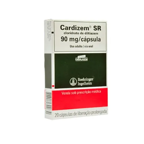 Cardizem Sr 90mg 20 Cápsulas