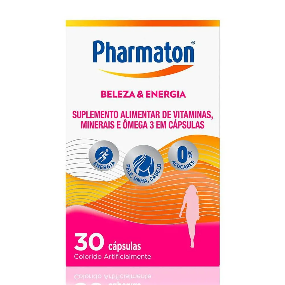 Pharmaton Beleza & Energia 30 Cápsulas
