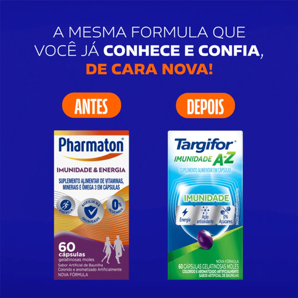 Pharmaton Imunidade e Energia 60 Cápsulas