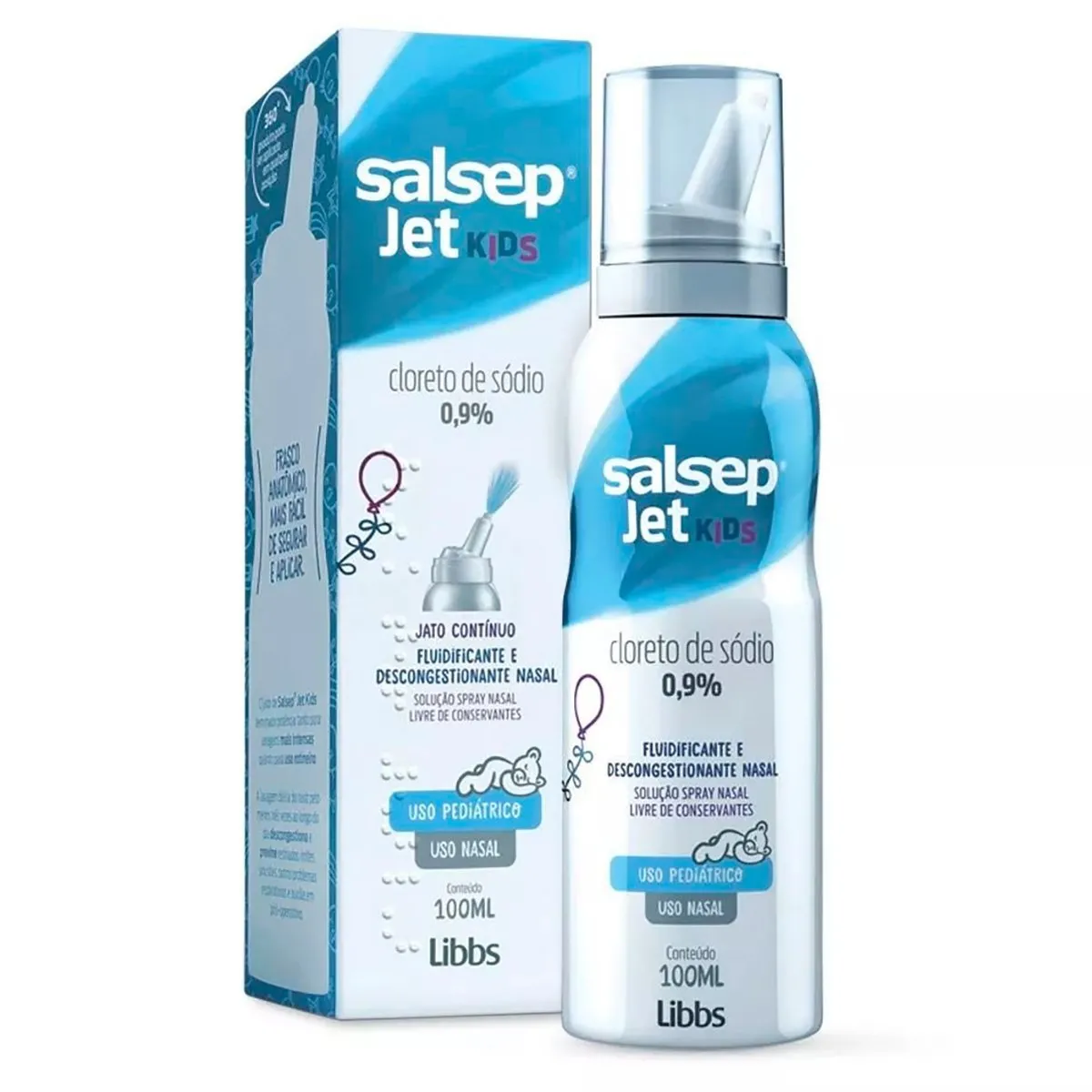 Salsep Jet Kids 9mg/mL Solução Nasal 100mL
