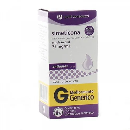 Simeticona 75mg/ml 15ml Emulsão Gotas Prati Donaduzzi