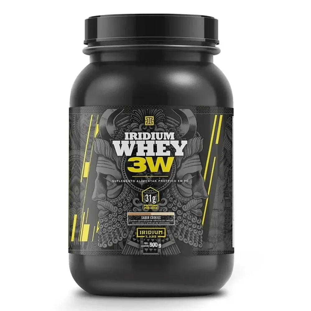 Whey 3W Iridium Labs Sabor Cookies Pote 900g