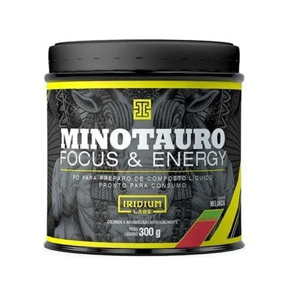 Minotauro Focus & Energy Pó Composto Líquido Melancia 300g