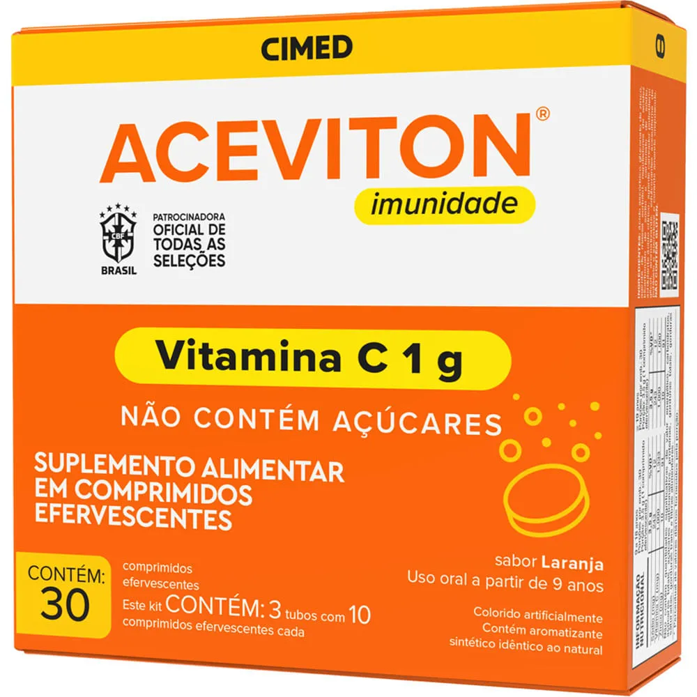 Aceviton 1mg 30 Comprimidos Efervescentes