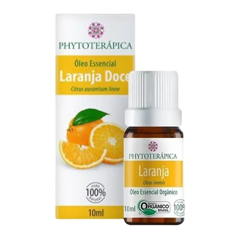 Óleo Essencial de Laranja Doce Orgânico Phytoterápica 10ml