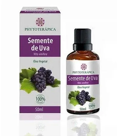 Óleo de Semente de Uva 50ml - Phytoterapica