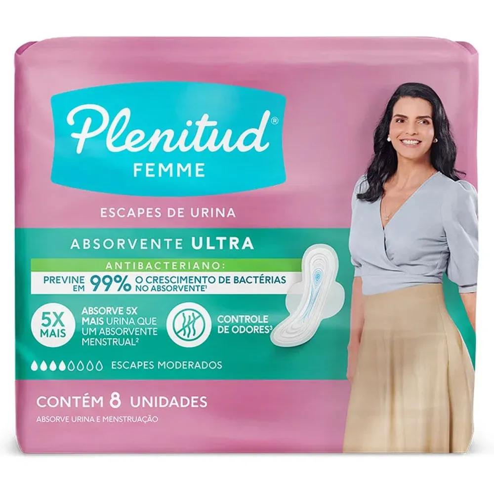 Absorvente Plenitud Femme Ultra 8 unidades