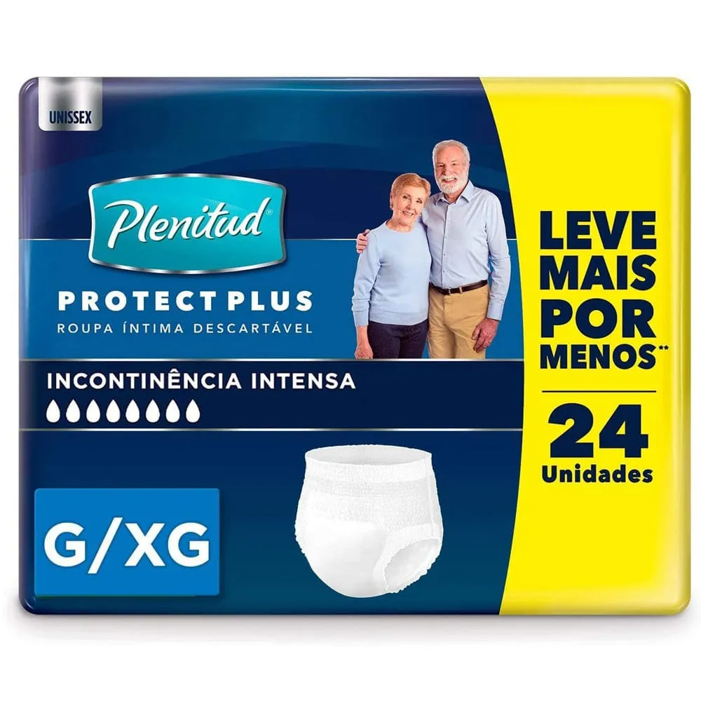 Roupa Íntima Descartável Plenitud Protect Plus G/XG 24 unidades