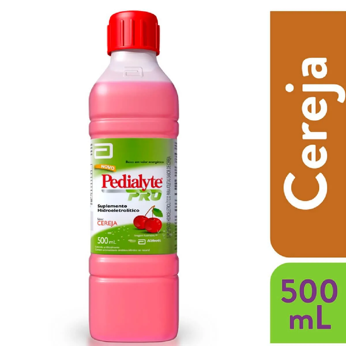 Pedialyte Pro Sabor Cereja 500ml