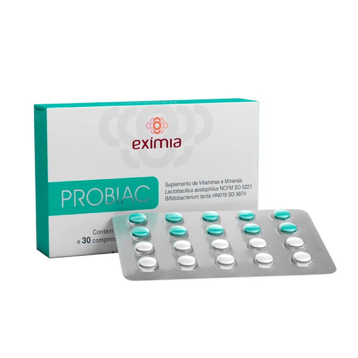 Eximia Probiac 60 Comprim Probioticos Lactobacillus FQM