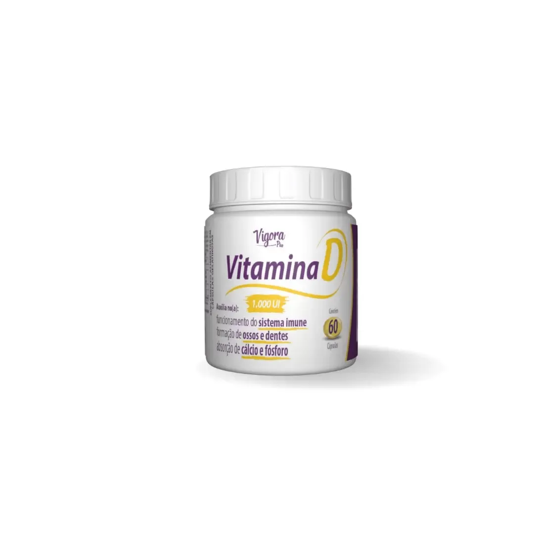 Vitamina D3 Vigora Plus Colecalciferol 1000Ui 60Cap