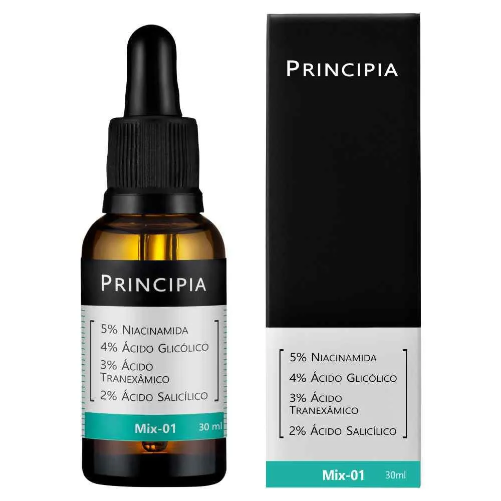Principia Niacina+Glicólico+Tranexâm+Salic Sérum Mix-01 30ml