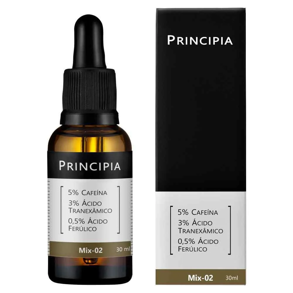 Principia Cafeína+Tranexâmico+Ferúlico Sérum Mix-02 30ml