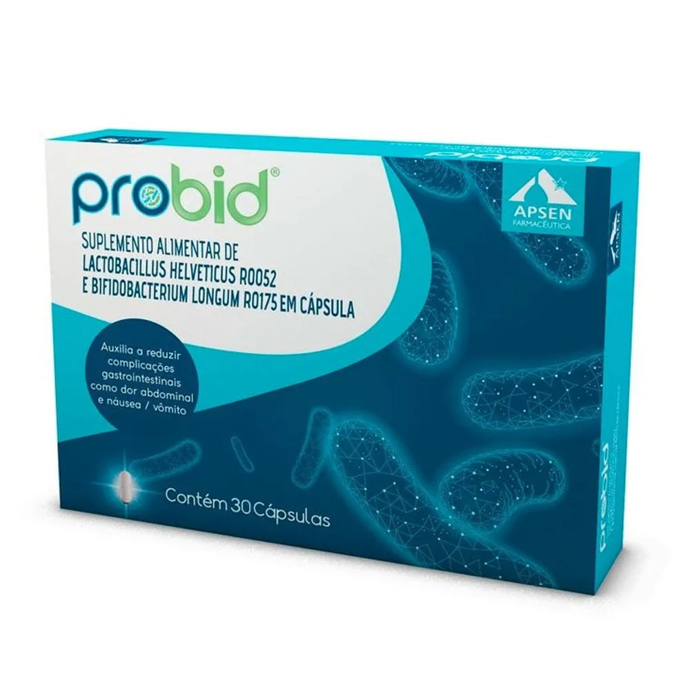 Probid Probiótico Suplemento Alimentar 30 Cápsulas
