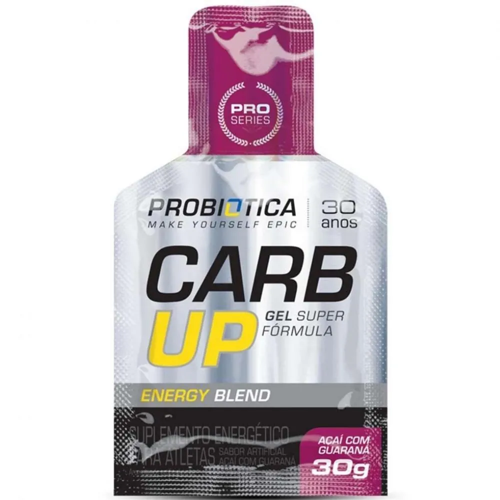 Gel Energético Probiótica Carb Up Açaí Com Guaraná 30g