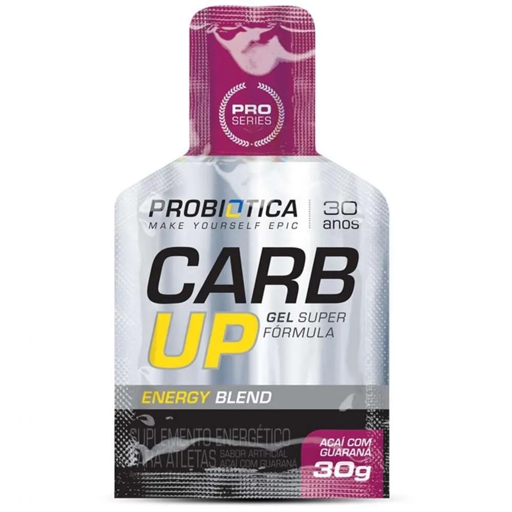 Carb Up Gel Probiótica Açaí Com Guaraná 30g
