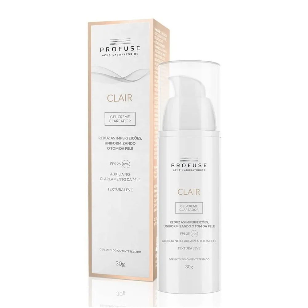 Protetor Solar Profuse Clair Clareador Facial FPS25 30g