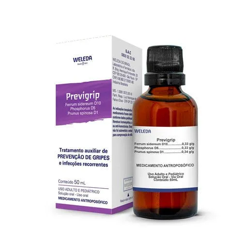 Previgrip Solução Oral Frasco Com 50mL Weleda Referência