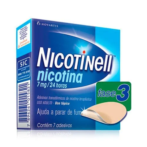 NICOTINELL 7mg cx 7 ades trans NICOTINA GSK CONSUMER SIMILAR