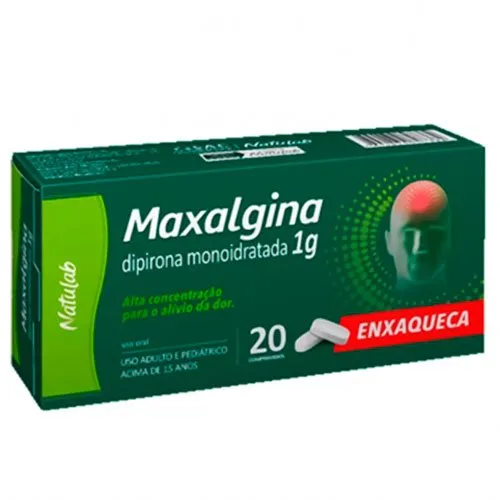 Maxalgina 1G 20 Comprimidos Natulab
