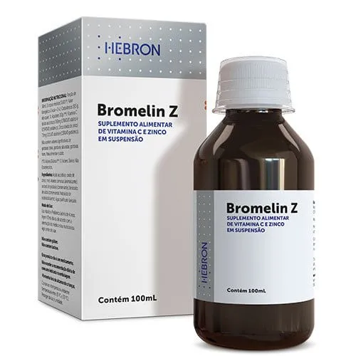 Bromelin Z Suspensão Oral 100mL Hebron
