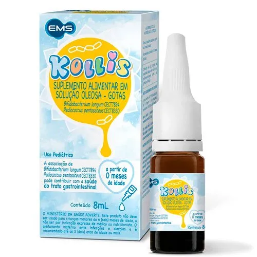 Kollis Pediátrico Gotas 8mL Suplemento Alimentar Ems