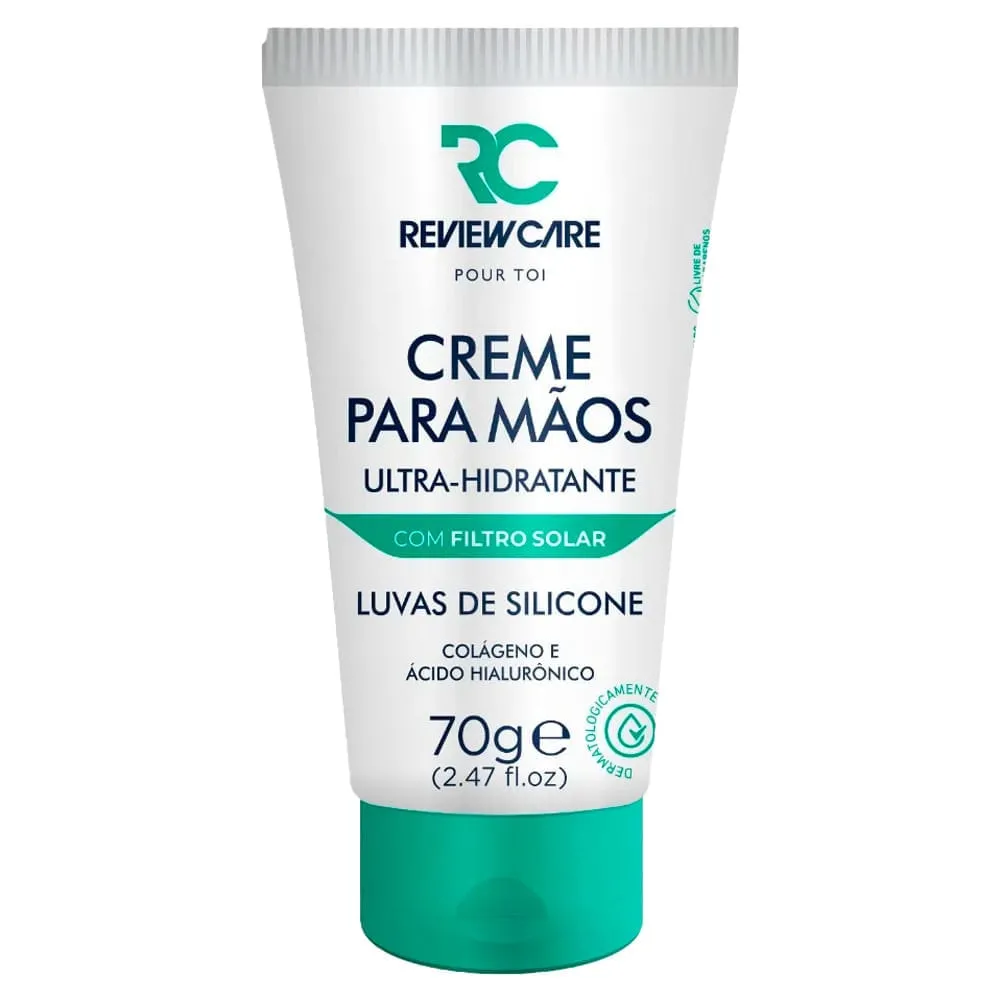 Hidratante para Mãos Review Care Luvas de Silicone 70g