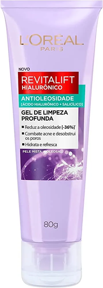 Gel De Limpeza Antioleosidade Revitalift Hialuronico 80g