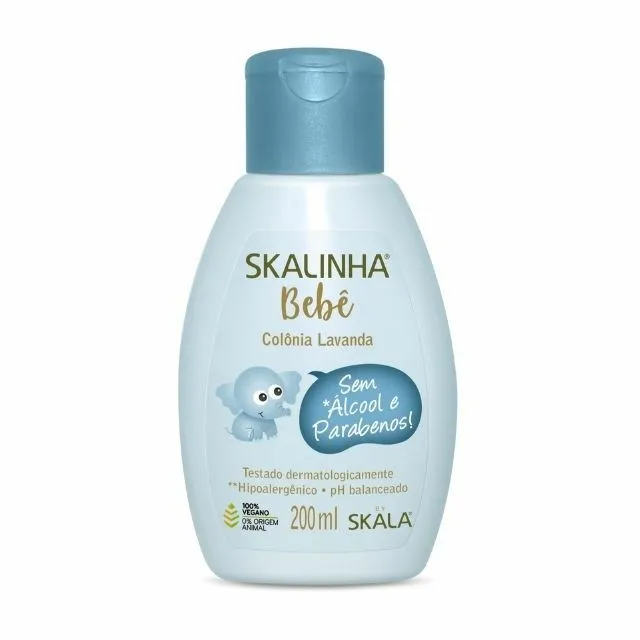 Deo Colônia Infantil Skalinha Bebe 200ml Lavanda
