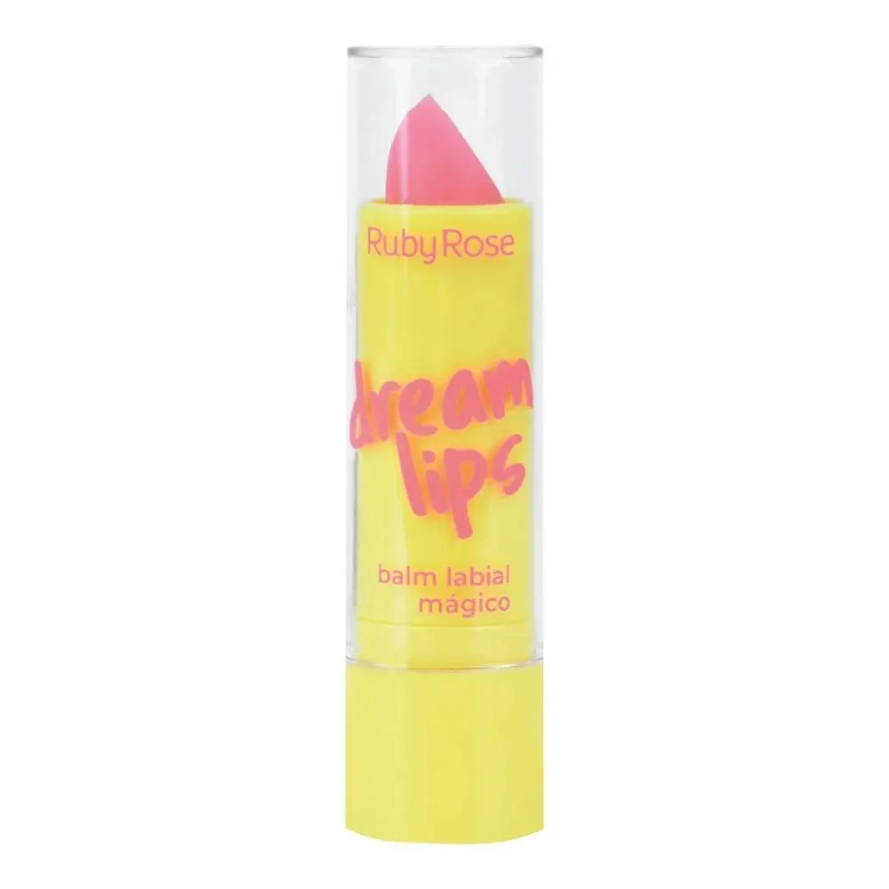 Batom Ruby Rose Dream Lips Balm Labial Magico Froot Kiss