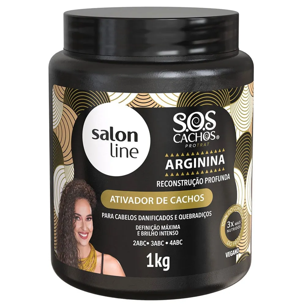 Ativador Salon Line SOS Cachos Arginina e Colágeno 1kg