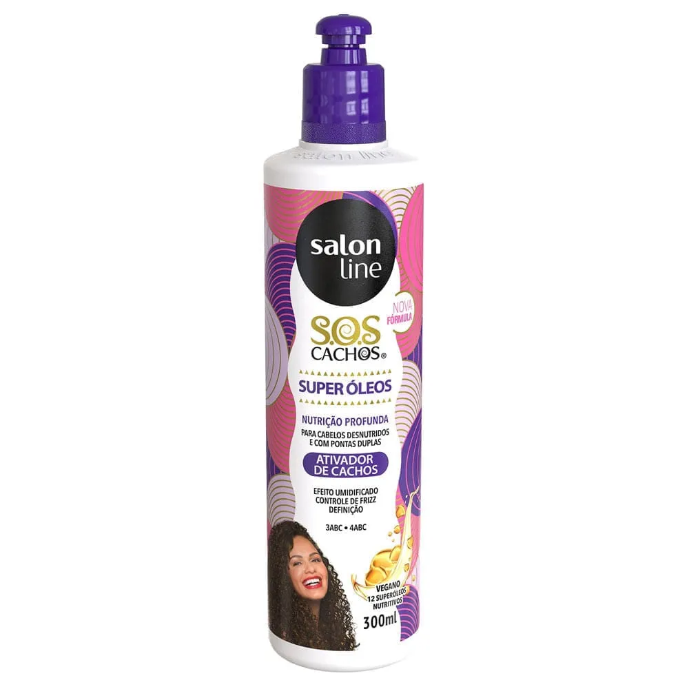 Ativador Salon Line SOS Cachos Super Óleos Nutritivo 300ml