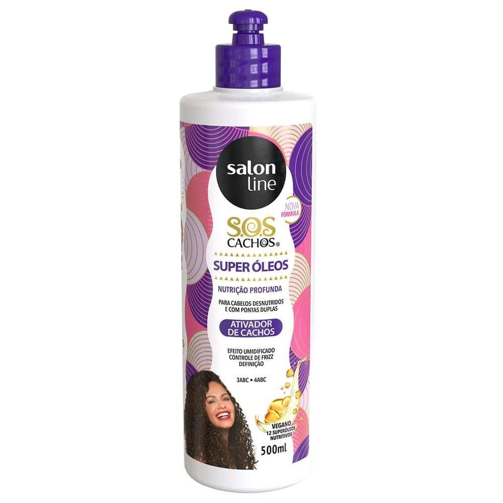 Ativador Salon Line SOS Cachos Super Óleos Nutritivo 500ml