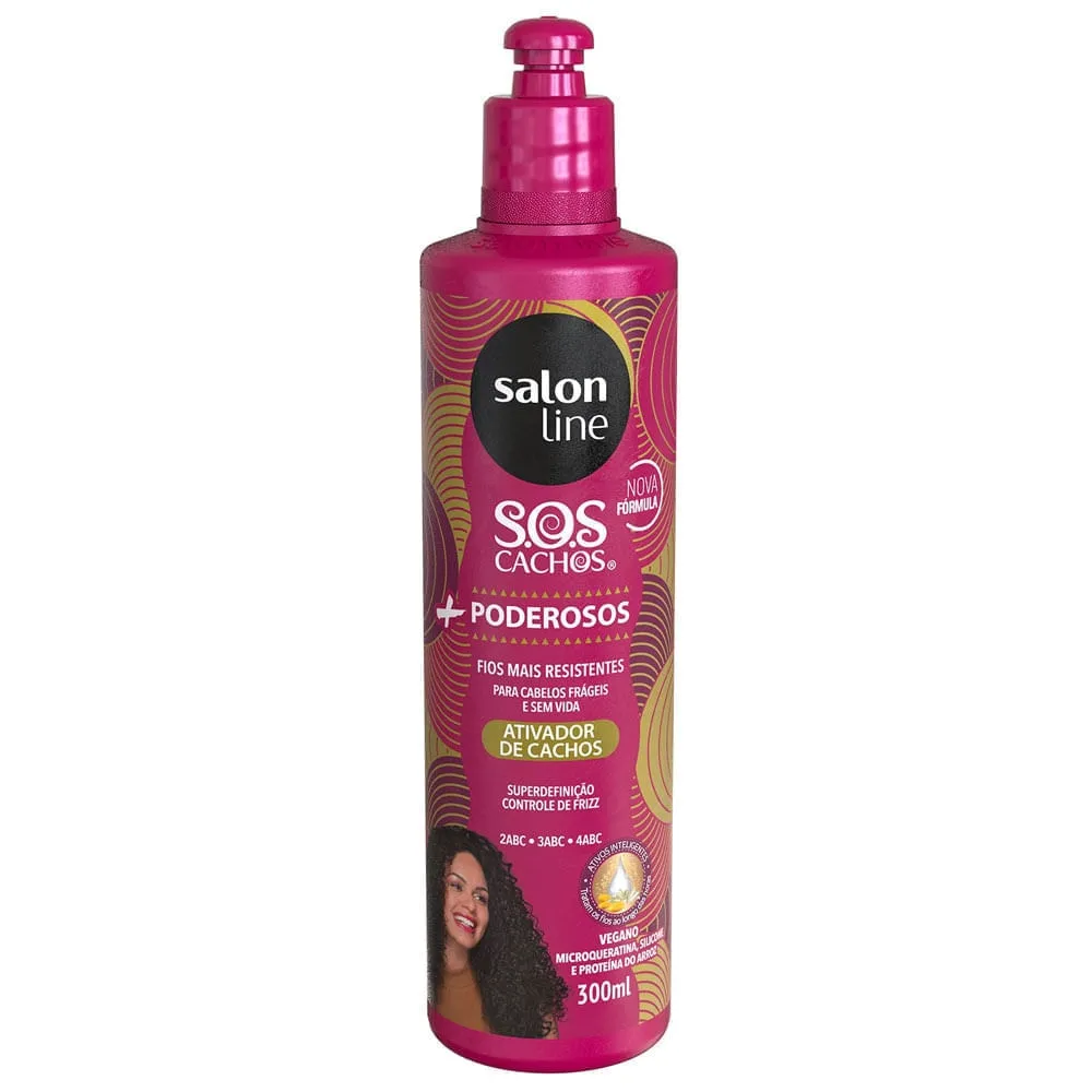 Ativador de Cachos Salon Line SOS Cachos+Poderosos 300ml