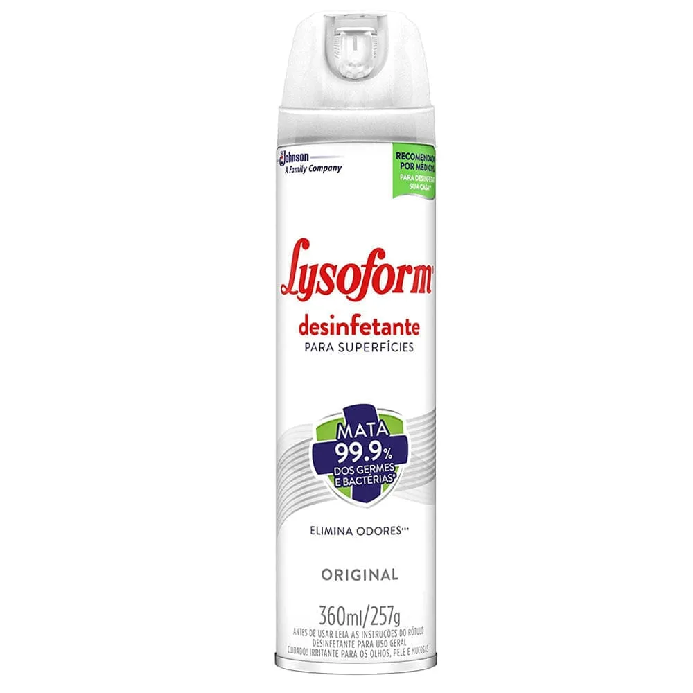 Desinfetante Lysoform Aerosol Original 360ml